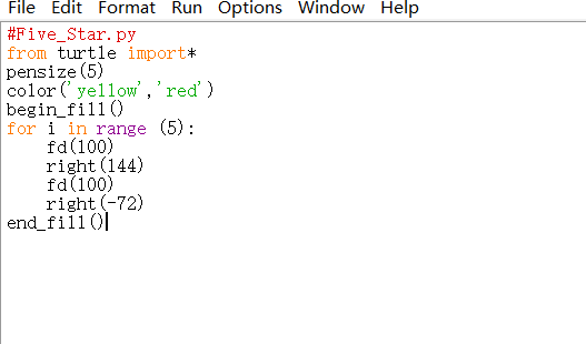 用python画红色五角星_python绘制红色五角星-CSDN博客