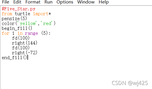 用python画红色五角星_python绘制红色五角星-CSDN博客