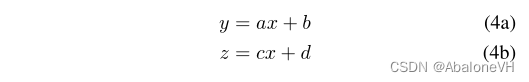 subequations基本格式