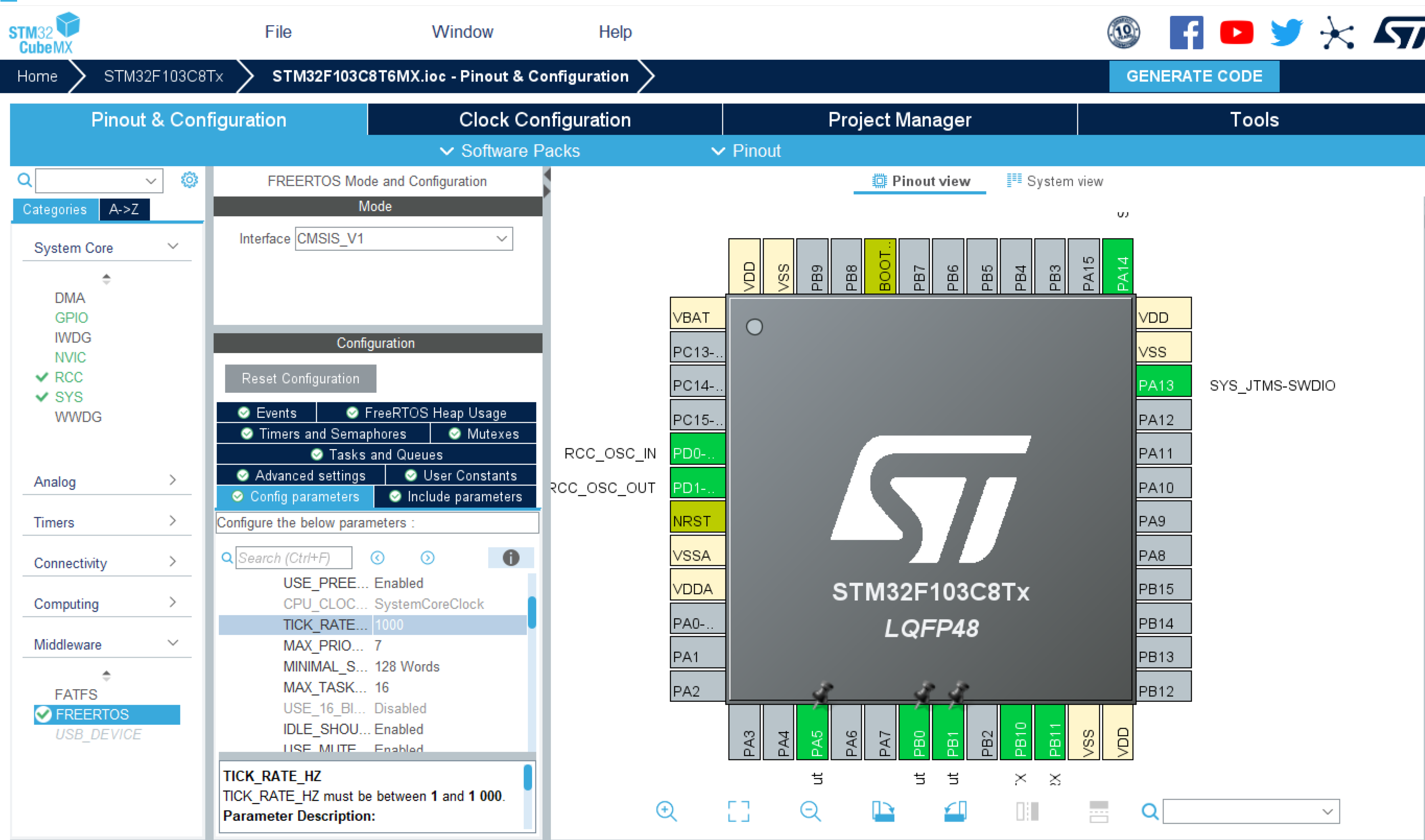 stm32cubemx-freertos