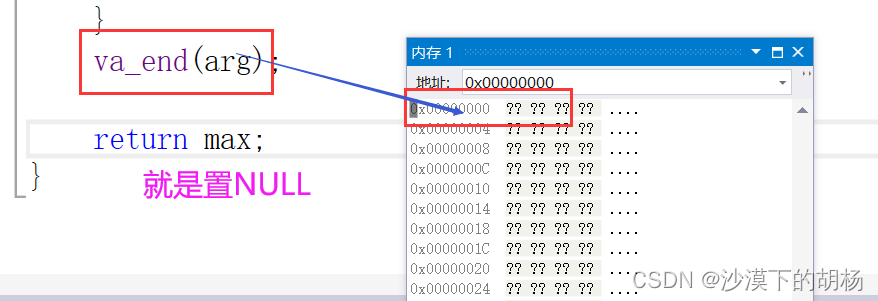 可变参数列表《二》（可变参数列表的宏的讲解与实现）