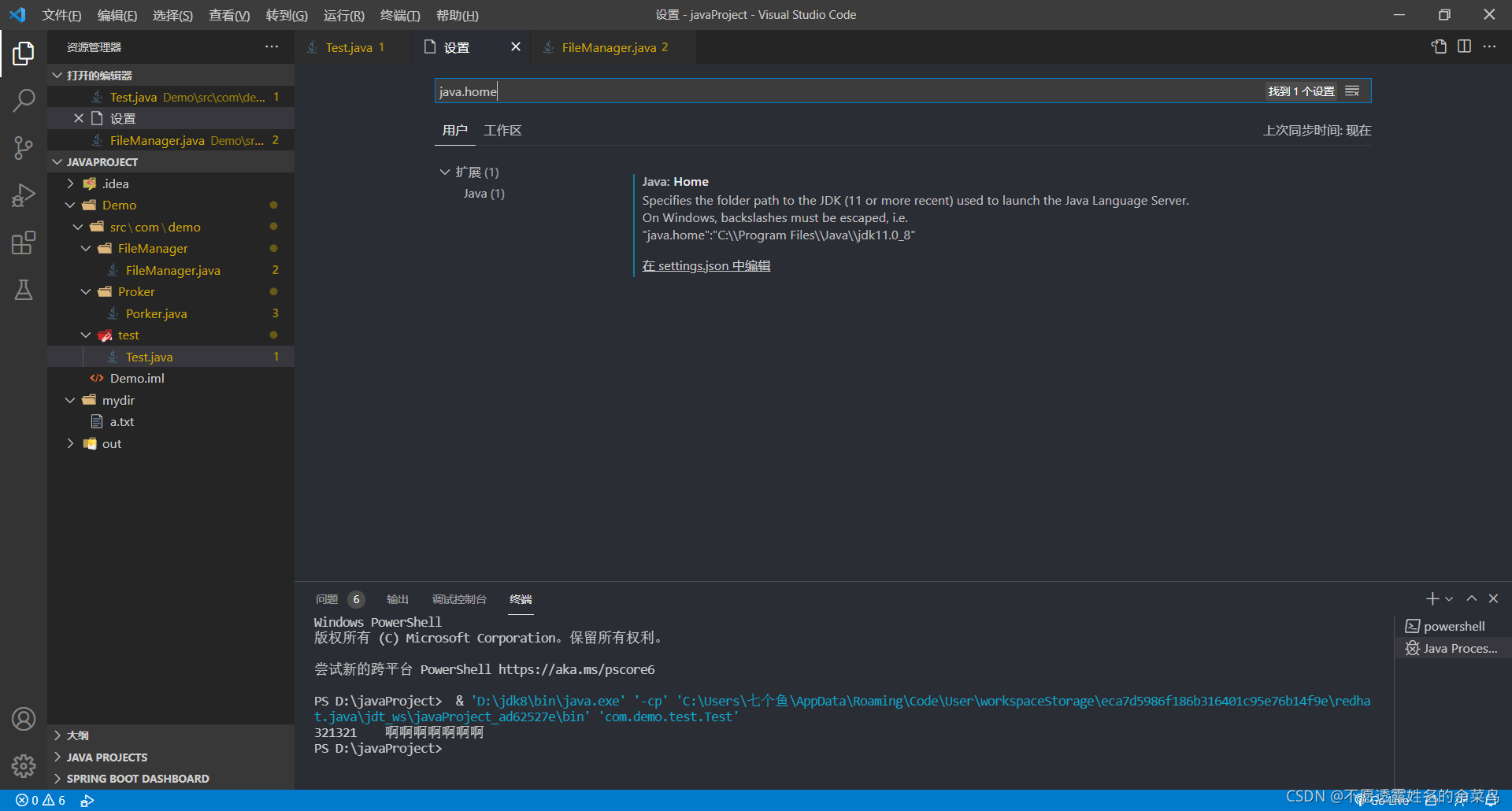 vscode配置java运行时环境_vscode java.configuration.runtimes-CSDN博客
