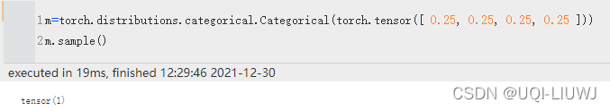 pytorch 笔记：torch.distributions 概率分布相关（更新中）