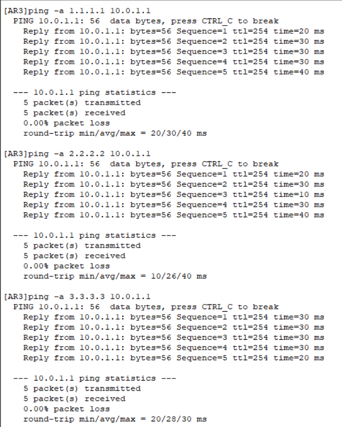 RIP和OSPF相互引入小实验