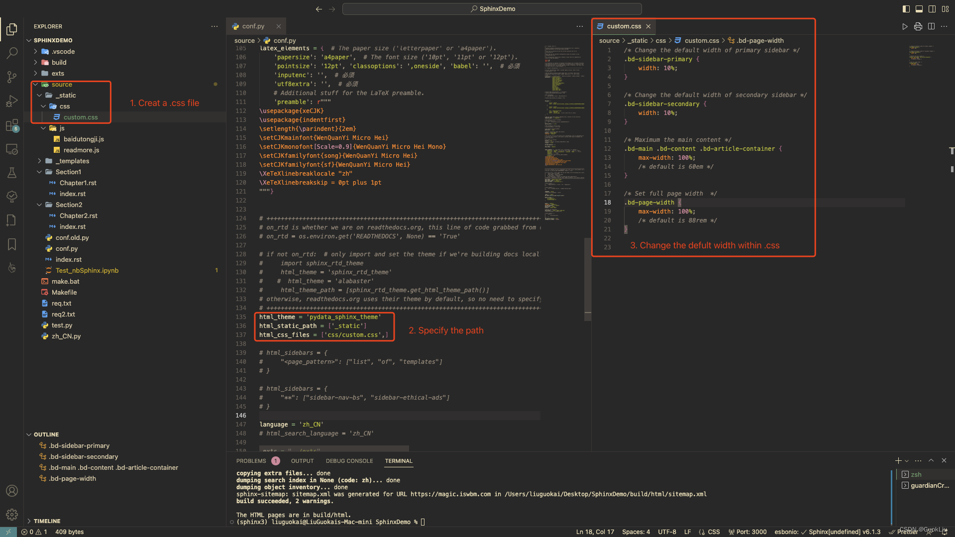 230603-Sphinx配置Pydata-Sphinx-Theme主题+调整sidebar宽度_sphinx 主题-CSDN博客