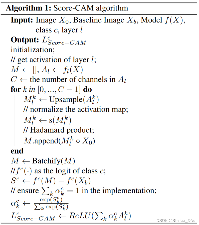 ScoreCAM：ScoreWeighted Visual Explanations for Convolutional Neural