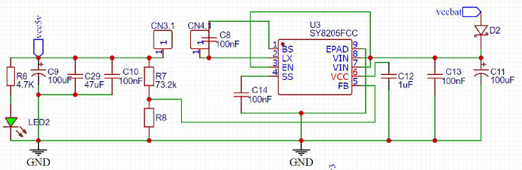 ▲ 图 4.2 5v降压电路