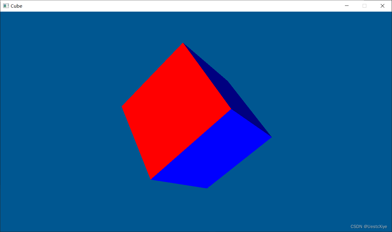计算机图形学 | 实验六：旋转立方体
