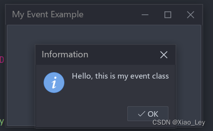 My Event Example