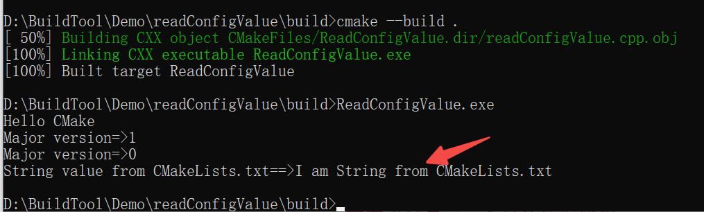 C/C++跨平台构建工具CMake-----在C++源码中读取CMakeLists.txt配置文件中的内容