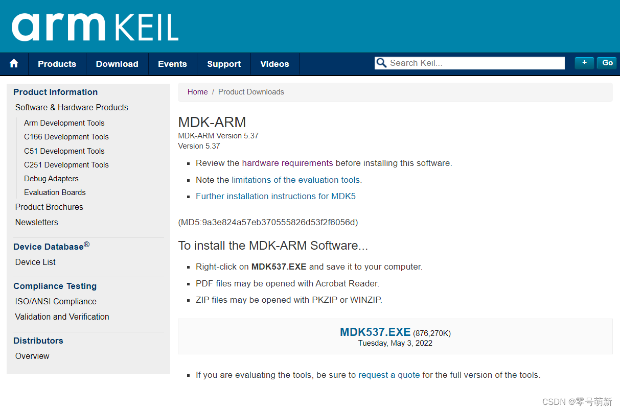 keil mdk arm version 5 download