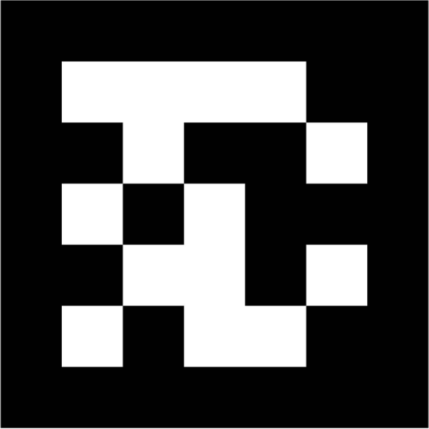 ▲ 图1.2.1 TAG25H9 id=1 Apriltag 图标