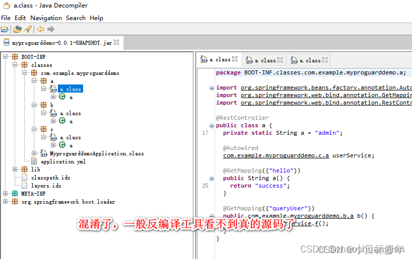 SpringBoot 代码混淆真香，再也不用担心反编译代码泄露...