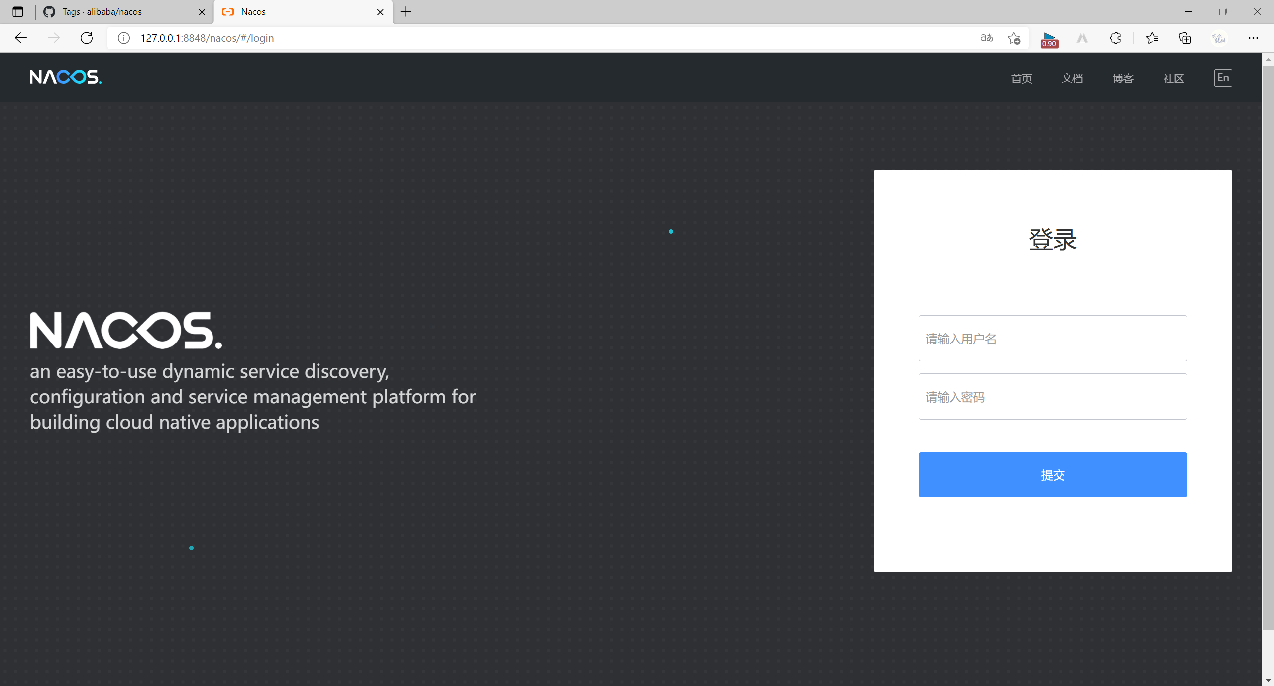 Nacos windows linux 1 4 1 2 0 2 1024 