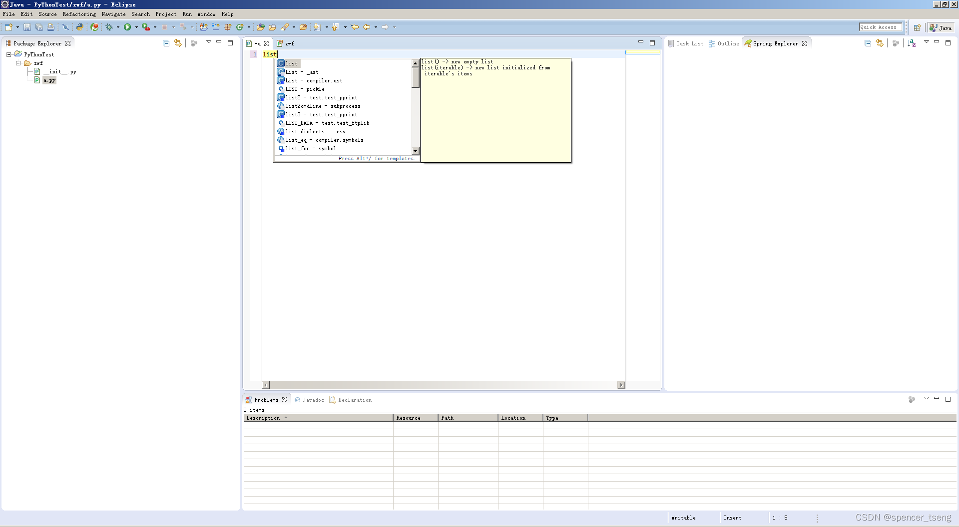 Eclipse4.4.2(luna) JDK1.8.0_212 PyDev5.2.0 Python2.7_eclipse luna