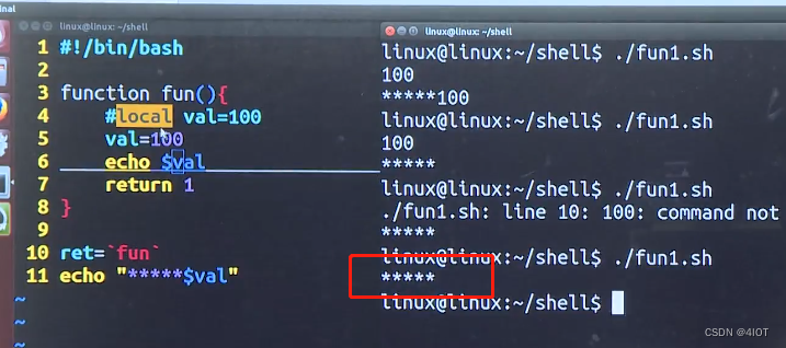 lv3 嵌入式开发-8 linux shell脚本函数