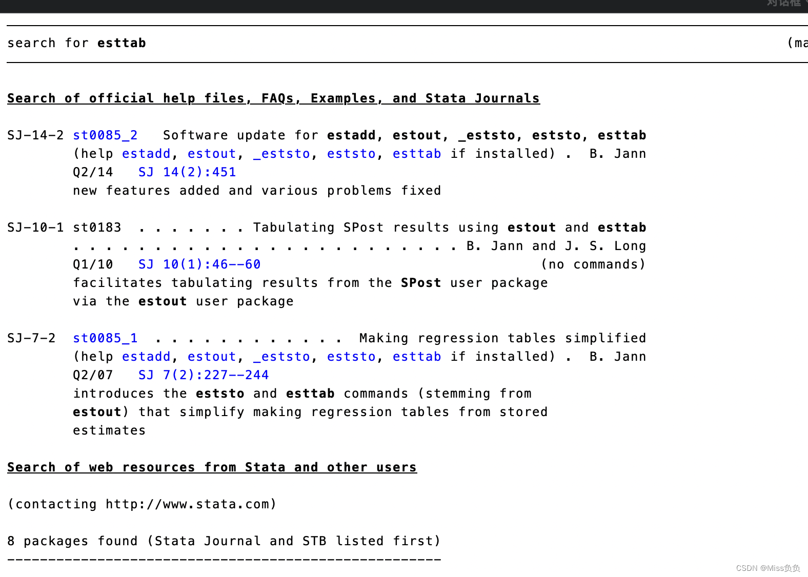 stata-esttab-esttab-miss-csdn