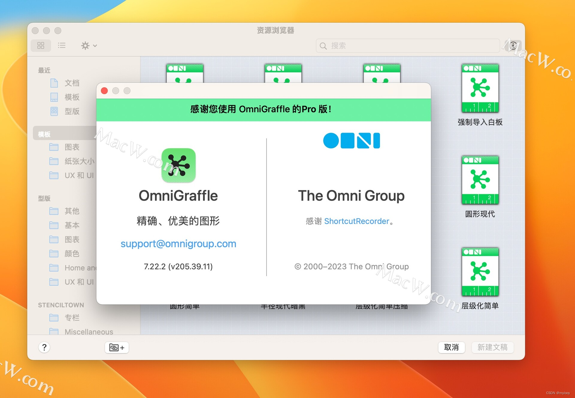 OmniGraffle Pro 7.22.2(思维导图工具)