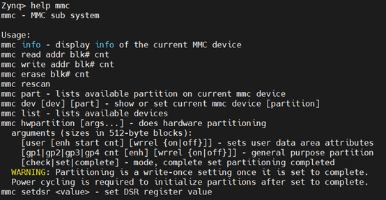 U-Boot命令使用之eMMC和SD卡操作命令_mmc dev 0 1-CSDN博客