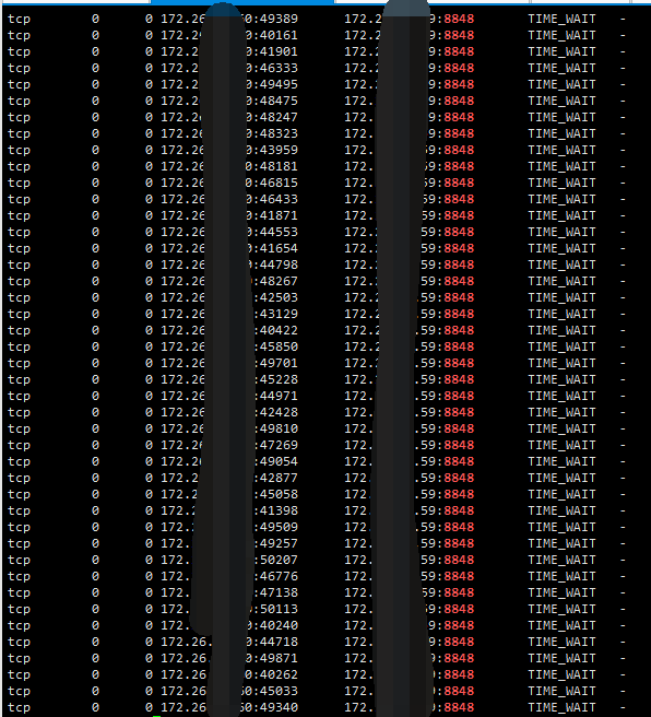 nacos connect timed out_fclose