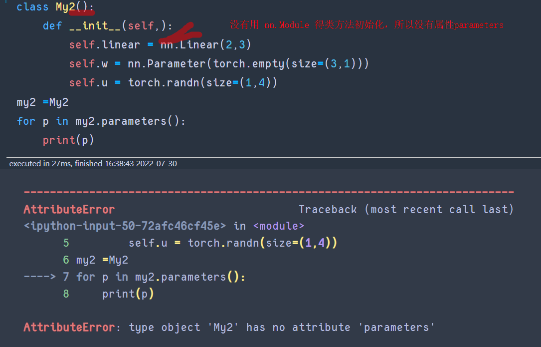 【nn.Parameter()】生成和为什么要初始化_nn.parameter初始化参数CSDN博客