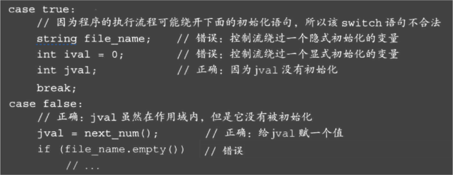 C ++ variable definition position - Programmer Sought