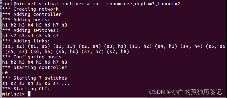 SDN架构：mininet的基础命令和四种基础拓扑创建_sdn --topo-CSDN博客