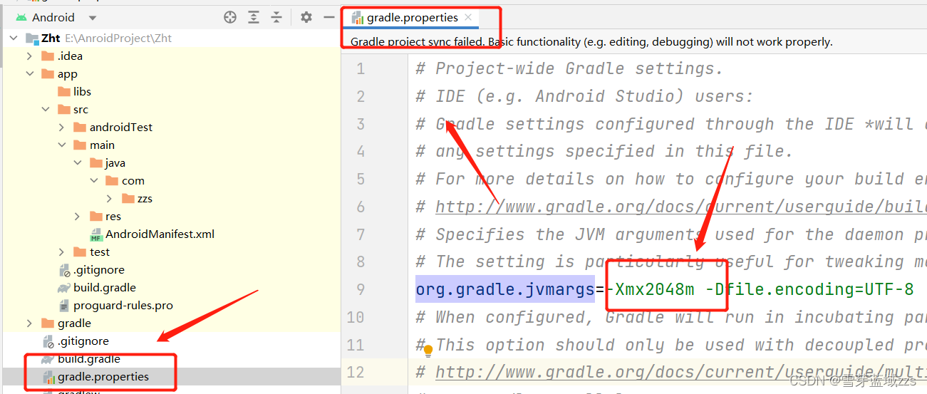 Android Studio Could not reserve enough space for 2097152KB object heap