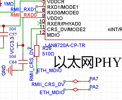 第一个STM32F767IGT6核心板