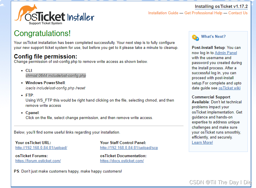 osTicket部署_osticket 部署CSDN博客