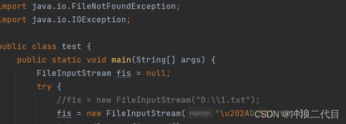 FileInputStream中的java.io.FileNotFoundException异常_@test fileinputstream ...