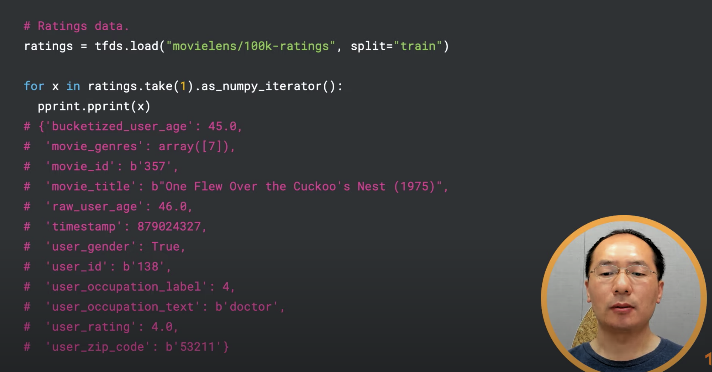 TensorFlow Recommenders 简介 3 使用 TensorFlow 构建推荐系统 Intro to TensorFlow ...