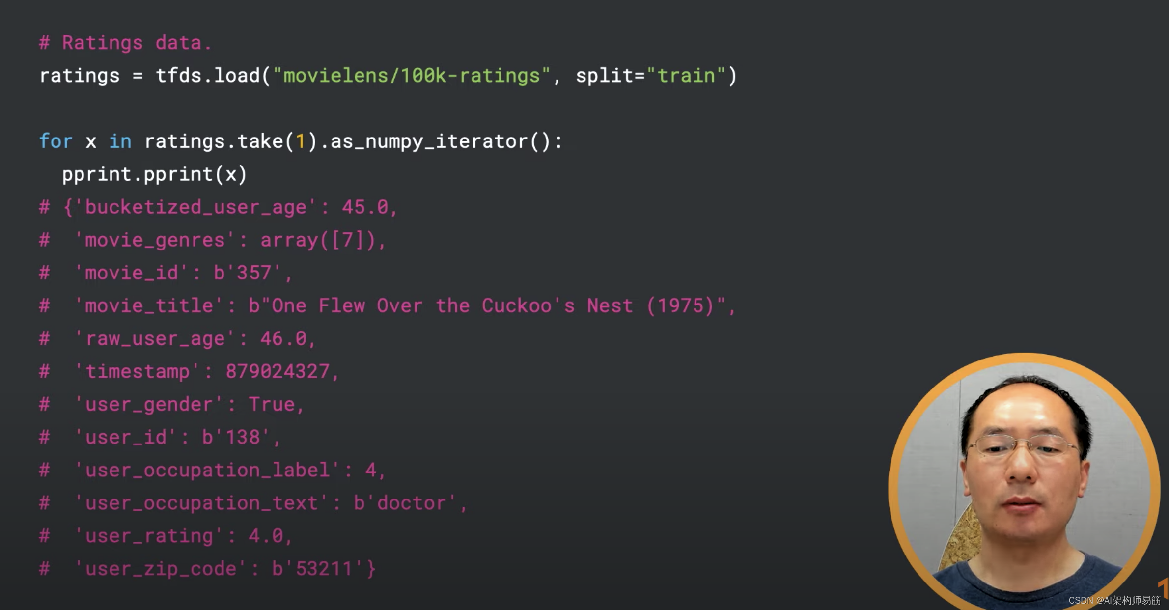 TensorFlow Recommenders 简介 3 使用 TensorFlow 构建推荐系统 Intro to TensorFlow ...
