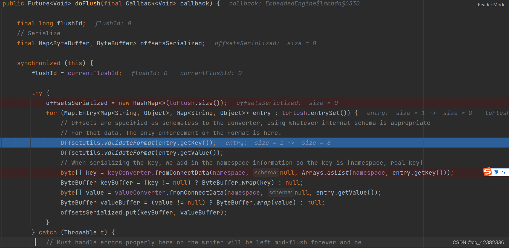 Debezium offset源码解析及回调代码_debezium 源码解析CSDN博客