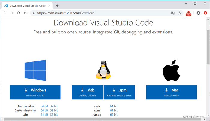 Django/Vue实现在线考试系统-06-开发环境搭建-Visual Studio Code安装