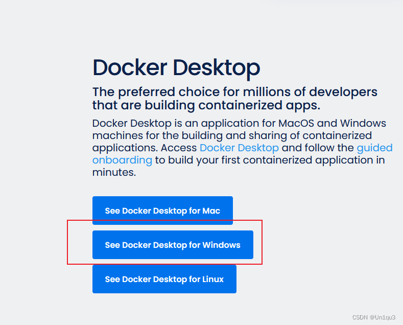 Win10安装Docker Desktop完成之后打开一直显示Docker Failed To Initialize-CSDN博客