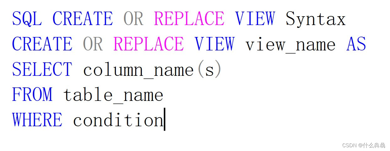 SQL VIEW（视图）_sqxviw-CSDN博客