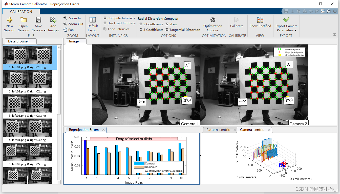 MATLAB/OpenCV--基于棋盘格/对称圆点/非对称圆点--相机标定教程_非对称圆点标定方法-CSDN博客