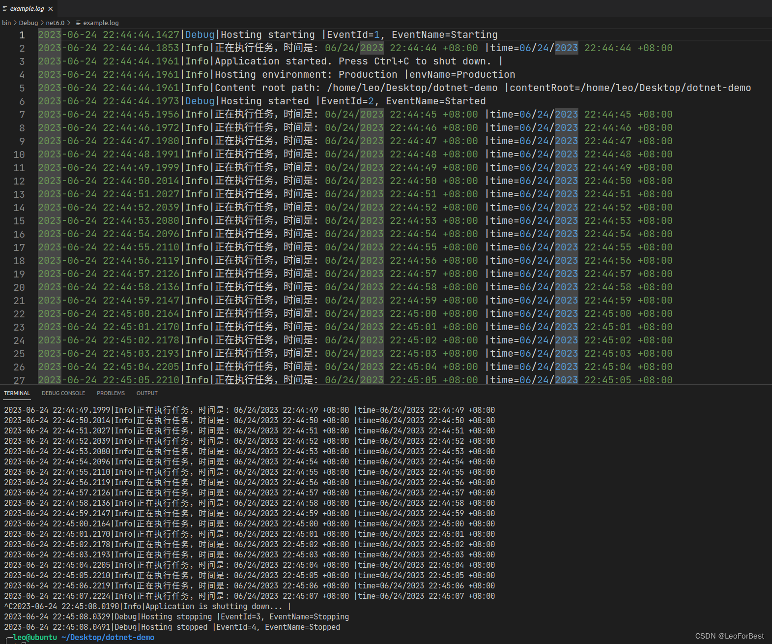 .NET Microsoft.Extensions.Logging + NLog 记录日志到文件