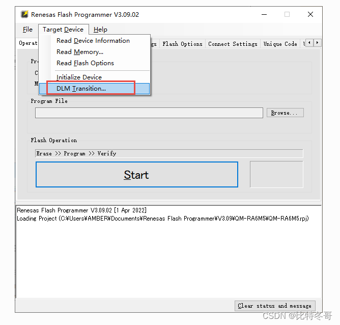 【瑞萨RA系列FSP库开发】串口烧录(Renesas Flash Programmer)CSDN博客