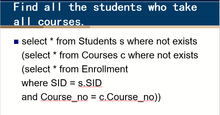 选择了所有课程的学生
