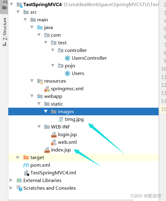 javaee springMVC 放行静态资源