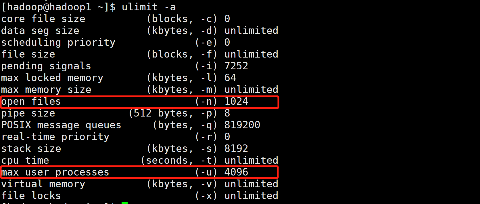 linux-centos7-clickhouse-ulimit
