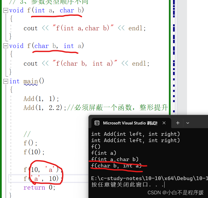 【C++初阶】关键字命名空间缺省函数函数重载入门必看！！！超详解！！！