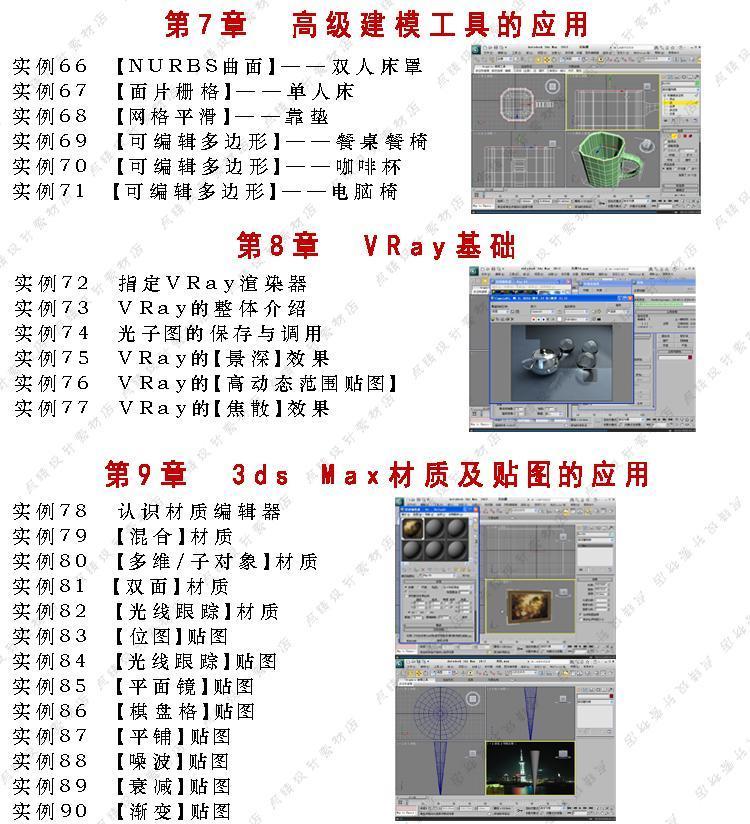 3DMAX2012入门到精通视频教程 3DMAX建模 VR渲染教程