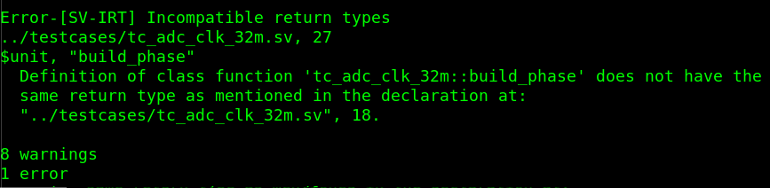 Vselect Incompatible Ssf Version VCS编译中可能出现的ERROR和WARNING及解决方法。_cross-module reference resolution error ...