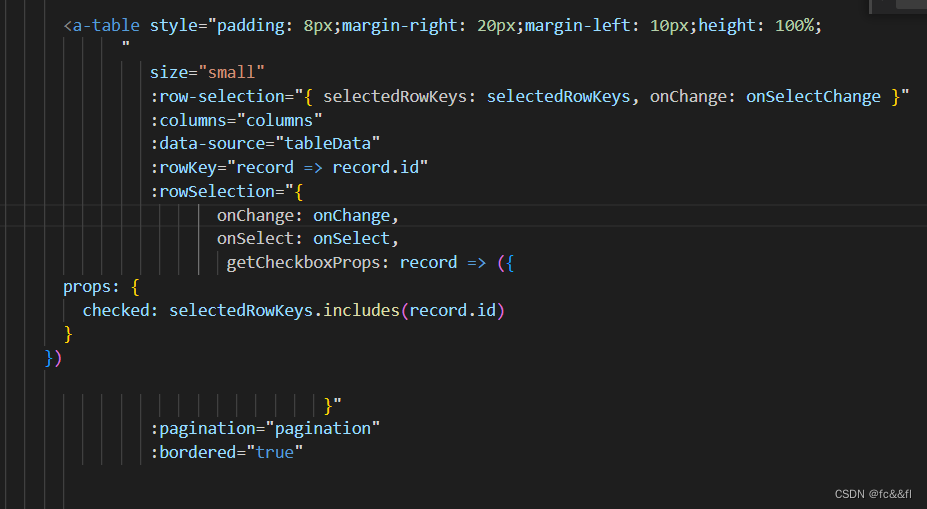 ant design vue库的应用