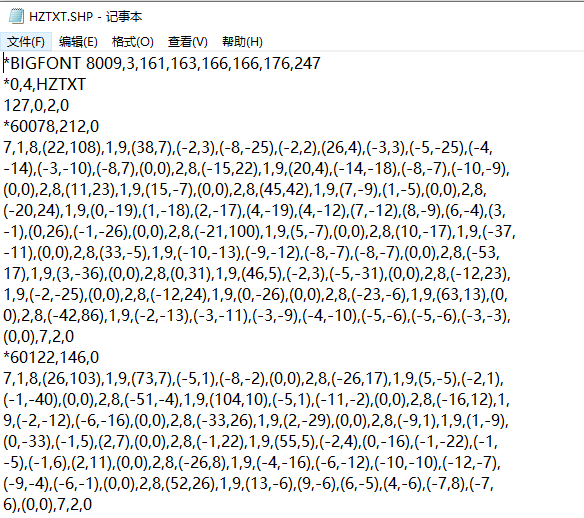 制作一个含生僻字的矢量字体文件（*.shx）_shx字体制作-CSDN博客