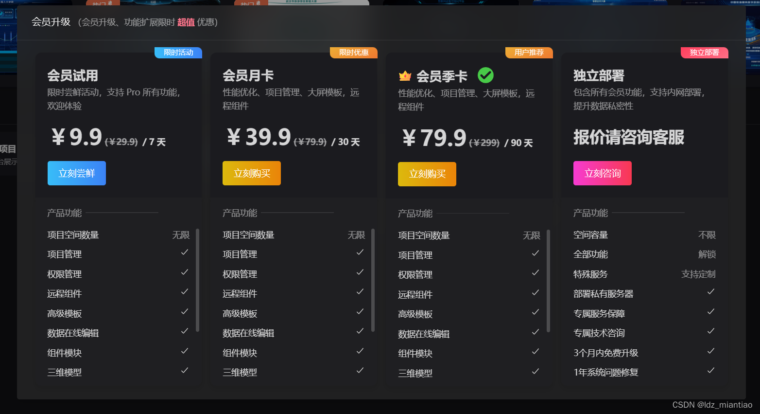 著名开源大屏低代码系统GoView升级版：GoViewPro 正式发布！！