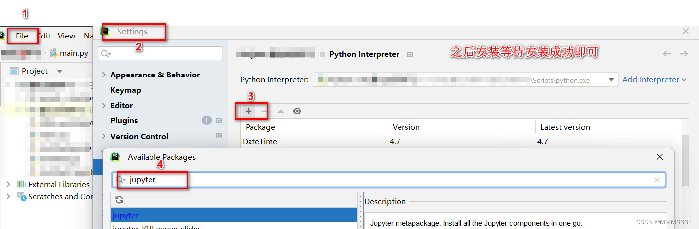 添加jupyter module